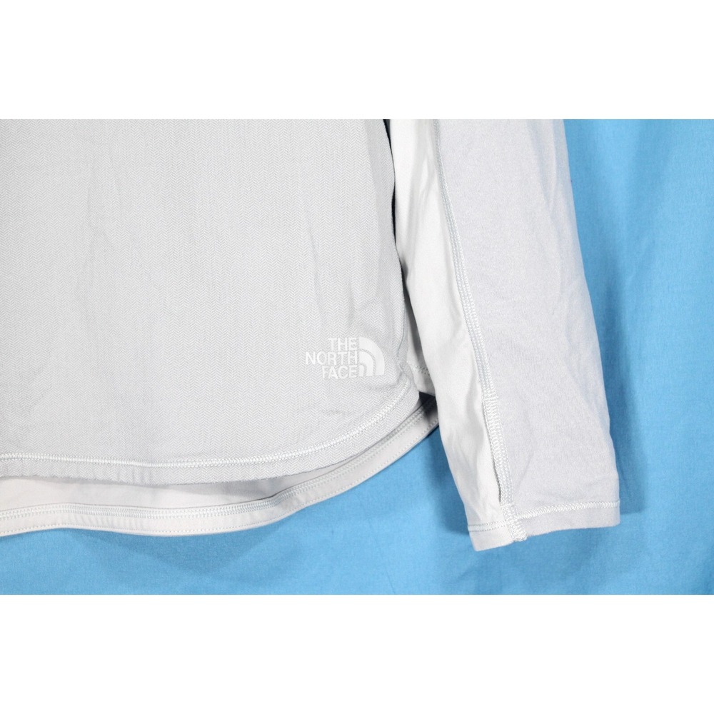THE NORTH FACE Gray FLASHDRY Soft Knit THUMBHOLES Base Layer ACTIVE SHIRT/TOP L - Picture 3 of 6